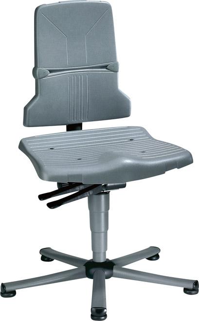 Artikelhauptbild Bimos Arbeitsstuhl 9820-1000 Sintec 1 grau Sitzhöhe 430-580 mm mit Gleiter