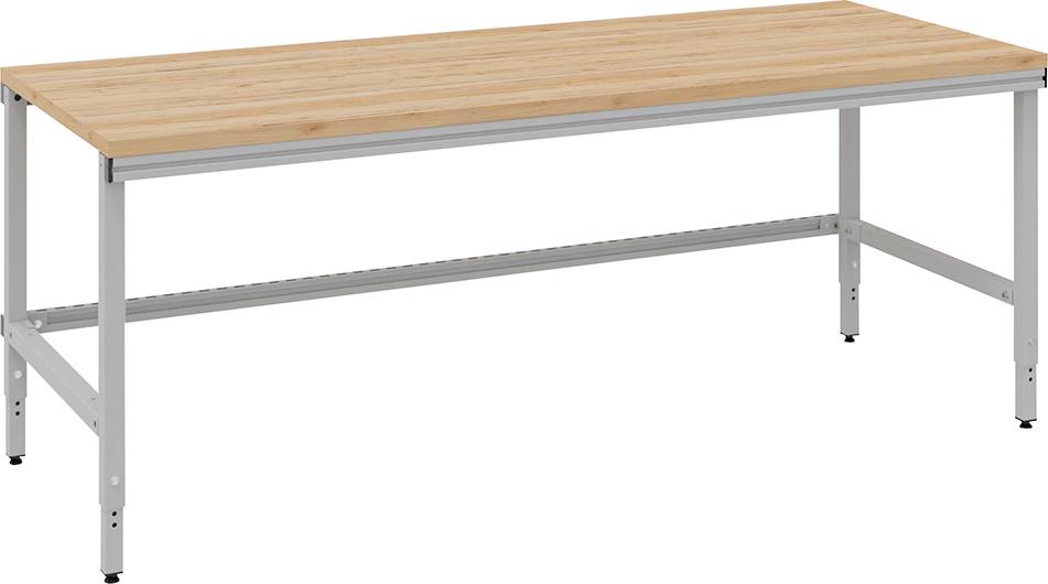 Grundtisch Multi4easy B2030xT800xH720-1020 mm Tischplatte Multiplex manuell verstellbar