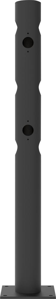 T-Pfosten Delta für Schwingtür JULIET H1200xD110 mm schwarz