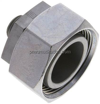 Reduziereinsatz 35 L-10 L (M16x1,5), ohne Mutter & Schneidring, Stahl verzinkt