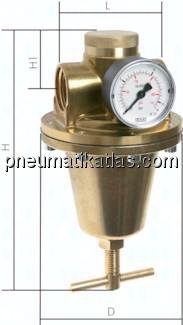 Wasserdruckminderer (40 bar) G 1-1/2", 0,5 - 6 bar