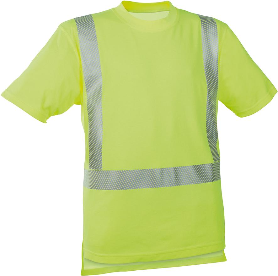 Warn-T-Shirt leuchtgelb, Gr. 3XL