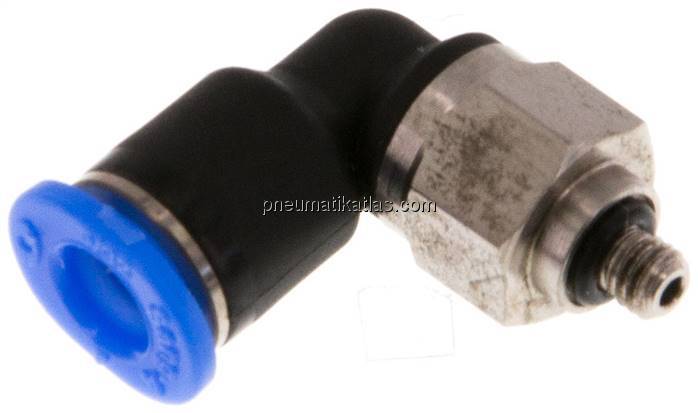 Winkel-Steckanschluss M 3-4mm, IQS-Mini Winkel-Steckanschluss M 3-4mm, IQS-Mini