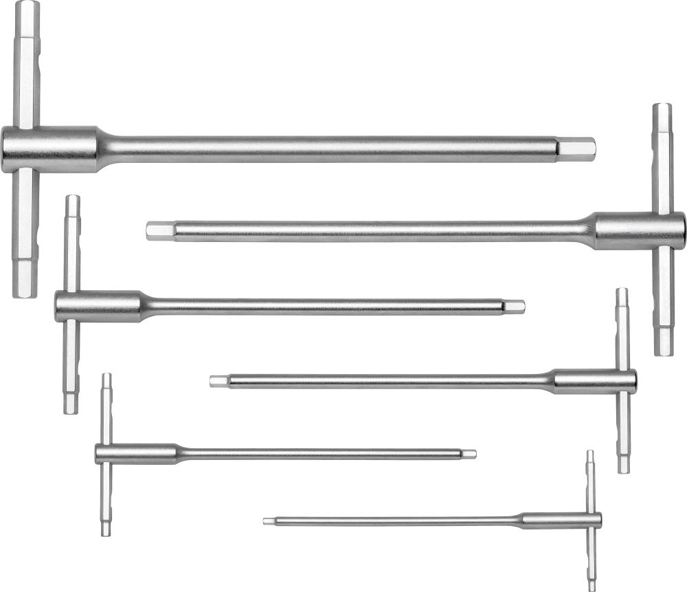 T-Griff-Schraubendreher- Satz mit Gleitgriff 6-teilig 3-10mm PB Swiss Tools