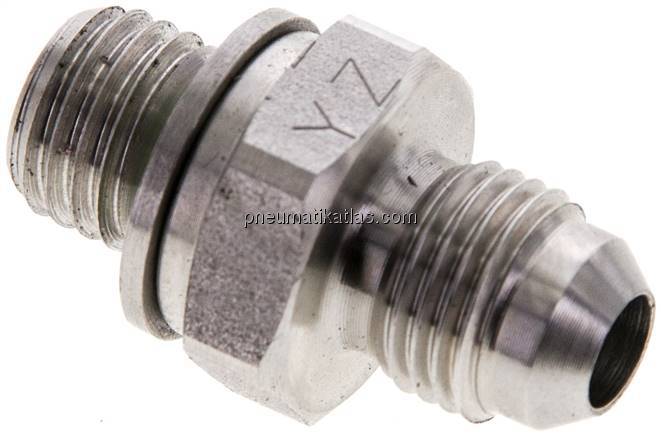 Doppelnippel M 12x1,5-UNF 1/2"-20(JIC), V4A