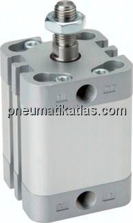 ISO 21287-Zylinder, einfachw., Kolben 80mm, Hub 5mm