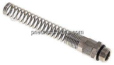 Gerade Verschraubung G 3/8"-12x10mm mit Knickschutz Gerade Verschraubung G 3/8"-12x10mm mit Knickschutz