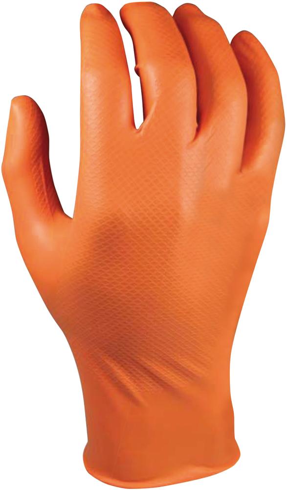Handschuh Grippaz,orange, Gr.2XL, Box a 50 Stück