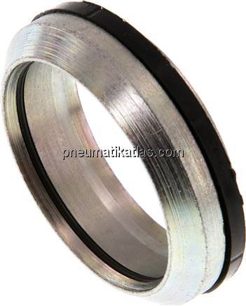 Schneidring Stahl verzinkt mit Elastomerdichtung 38 S (M52x2)