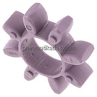 ROTEX-Zahnkranz, Gr. 24, Shore 98 A (violett)