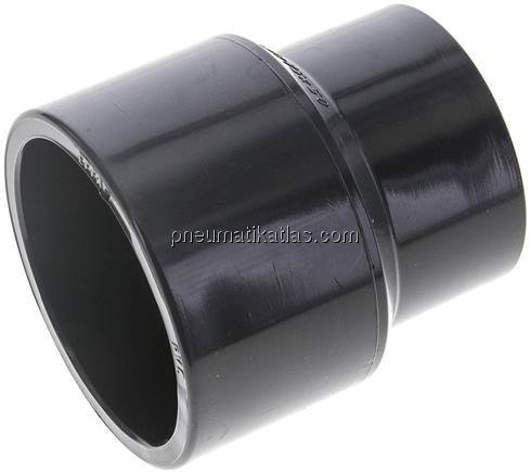 Klebemuffe, PVC-U, 63x75mm - 50mm Klebemuffe, PVC-U, 63x75mm - 50mm