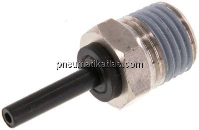 Einschraubtülle NPT 1/4"-4mm Stecknippel, IQS-Standard