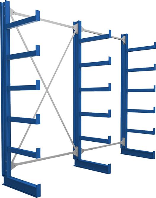 2 Felder/3 Ständer Tragkr. /Arm 200kg Ständerlast/Seite 1000 kgStänderprofil: IPE 100 2 Felder/3 Ständer Tragkr. /Arm 200kg Ständerlast/Seite 1000 kgStänderprofil: IPE 100