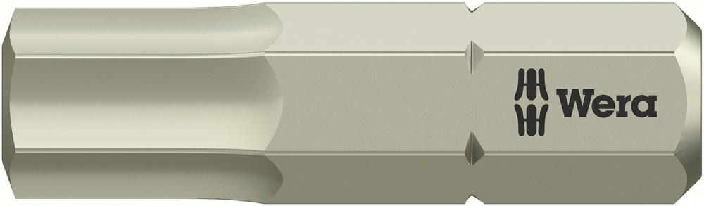 Bit rostfrei 1/4" DIN 3126 C6,3 Innensechskant 6x25mm Wera Bit rostfrei 1/4" DIN 3126 C6,3 Innensechskant 6x25mm Wera