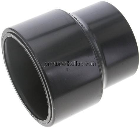 Klebemuffe, PVC-U, 90x110mm - 75mm