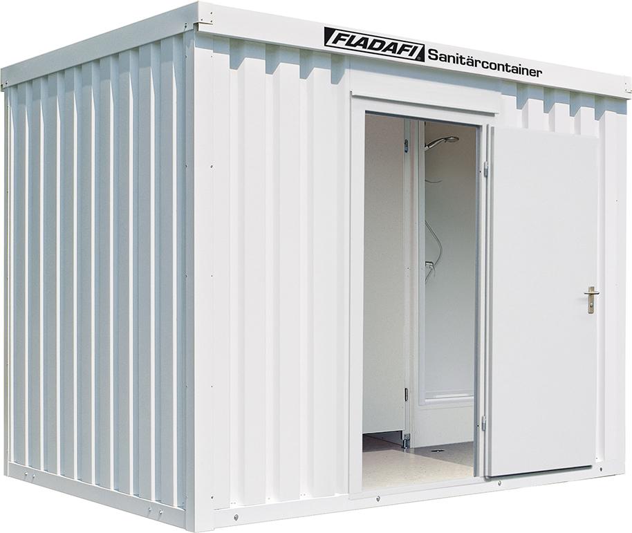 Artikelhauptbild WC-/Duschcontainer 2.3 Außen- und RAL 9002 RAL 9002 kunst.besch.