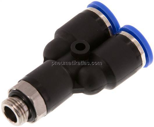 Y-Steckanschluss G 1/8"-8mm, IQS-Standard