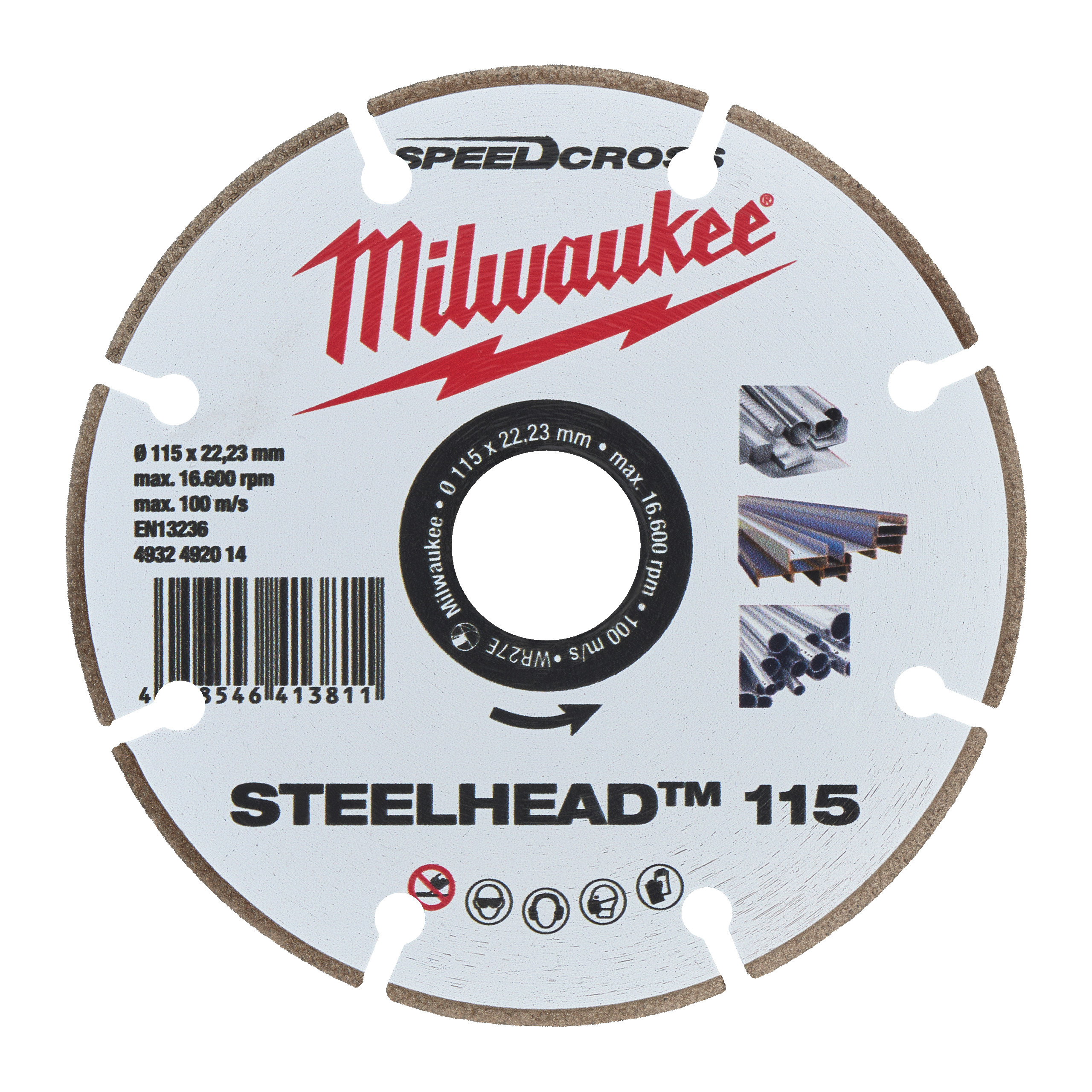 Diamanttrennscheibe DH STEELHEAD 115 mm für Stahl, Edelstahl und Beton