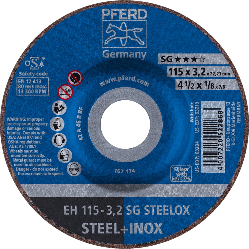 Trennscheiben EH 115-3,2 SG STEELOX