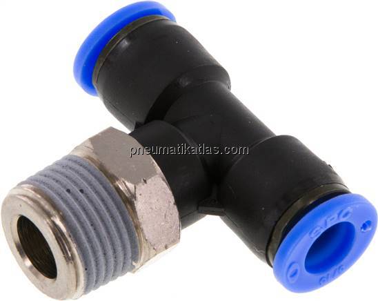T-Steckanschluss NPT 3/8"-5/16" (7,94 mm), IQS-Inch