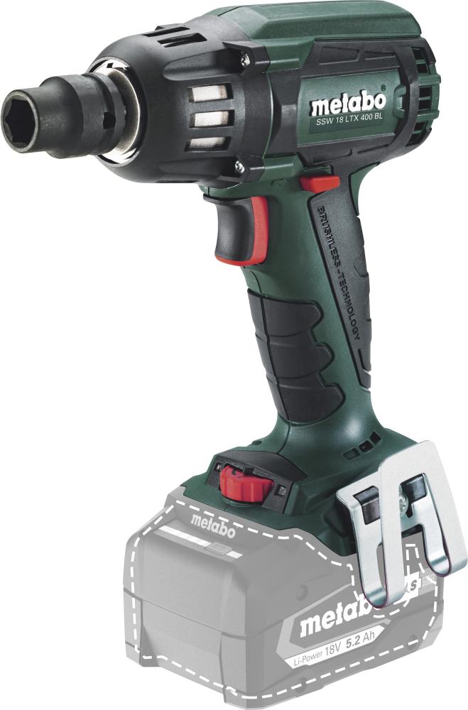 Akku-Schlagschrauber soloSSW 18 LTX 400 BL Metabo ohne Akku ohne Ladegerät metaBOX