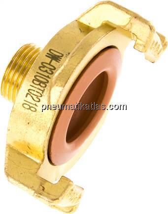 GK-Schlauchkupplung,G 3/8"(AG), Messing mit KTW-Zulassung