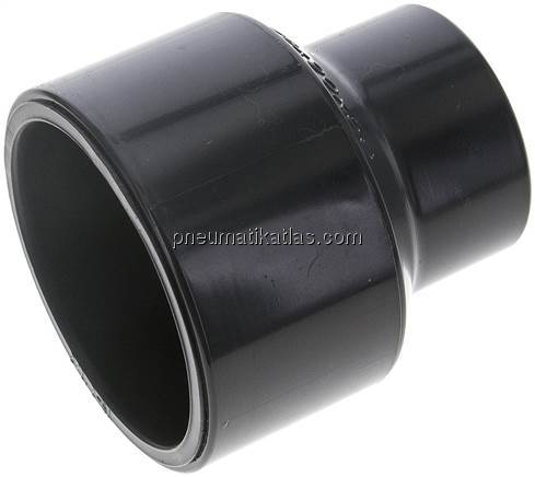 Klebemuffe, PVC-U, 75x90mm - 50mm Klebemuffe, PVC-U, 75x90mm - 50mm