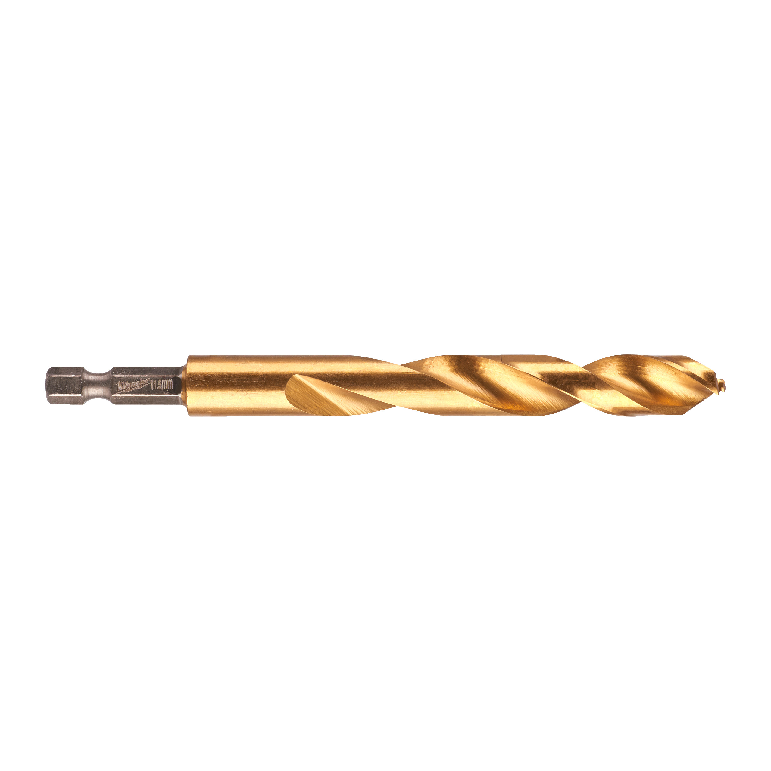 SHOCKWAVE Metallbohrer HSS G RED HEX Titan 1/4" 11,5 x 126 mm