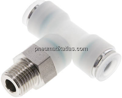 T-Steckanschluss R 1/4"-8mm, IQS-ES LE/IQS-PVDF
