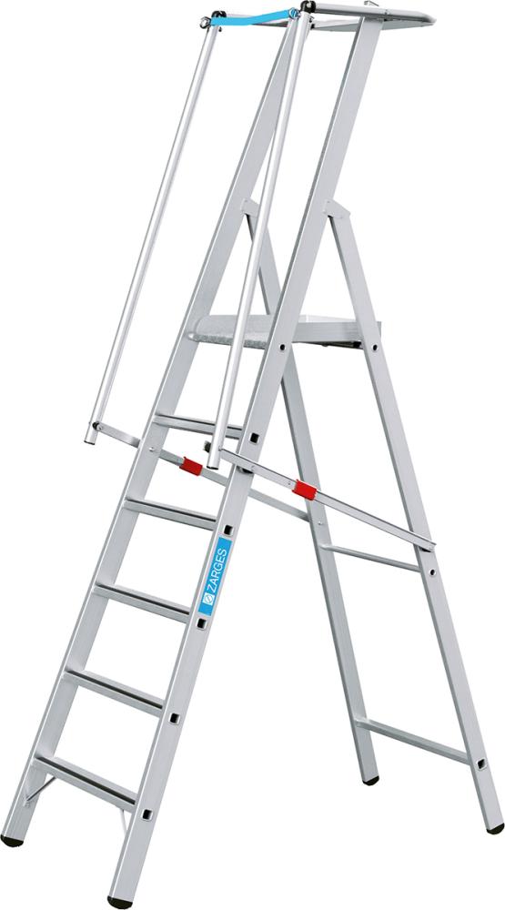 Plattformleiter ZAP Safemaster S 6 Stufen Plattformhöhe 1,58 m Arbeitshöhe 3,58 m ZARGES