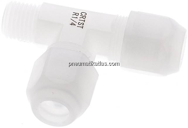LE-Verschraubung R 1/4"-10x8mm, PVDF (FDA)