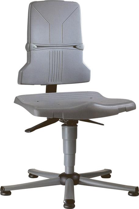 Artikelhauptbild Bimos Arbeitsstuhl 9800-1000 Sintec 1 grau Sitzhöhe 430-580 mm mit Gleiter