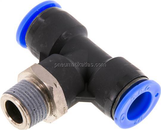 T-Steckanschluss NPT 3/8"-1/2" (12,7 mm), IQS-Inch