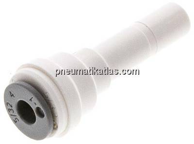 Reduzierung Stecknippel 1/4" (6,35 mm) x Schlauch 5/32" (3,97 mm), IQS-LE (EPDM-