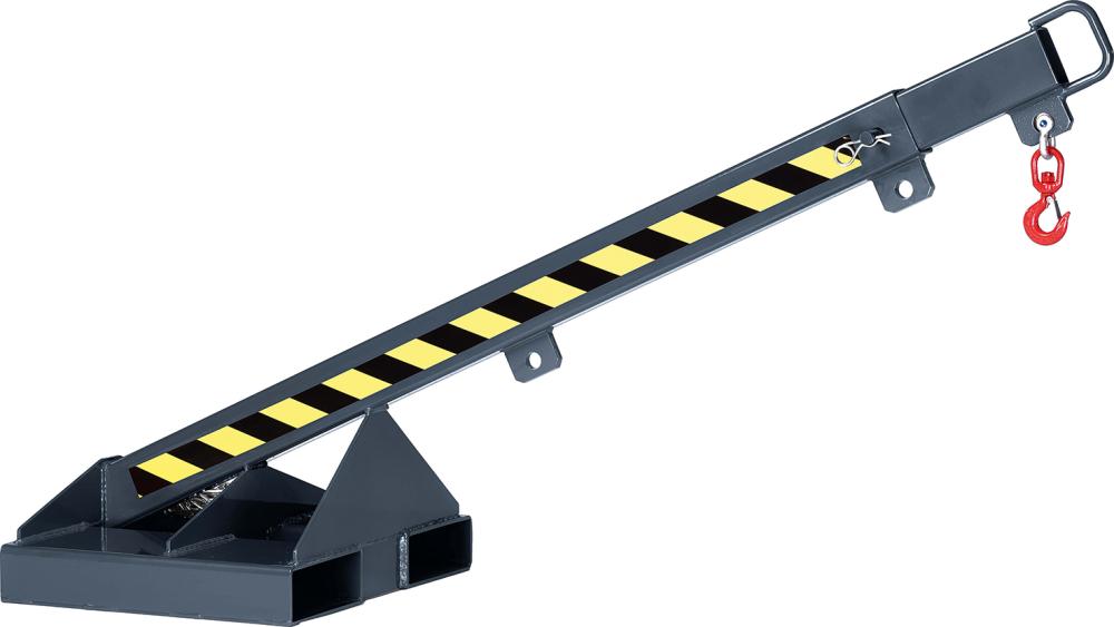 Lastarm Typ RLH-T 1 5-fach ausziehb.1000kg 25° Neigung max. 2370mm RAL 7016 anthrazitgrau