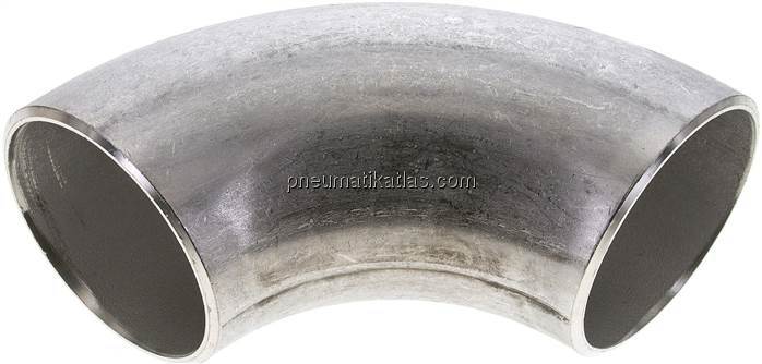 Rohrbogen Typ3, 88,9x4,0mm, 1.4571, nahtlos, EN 10253 Typ A (DIN 2605)