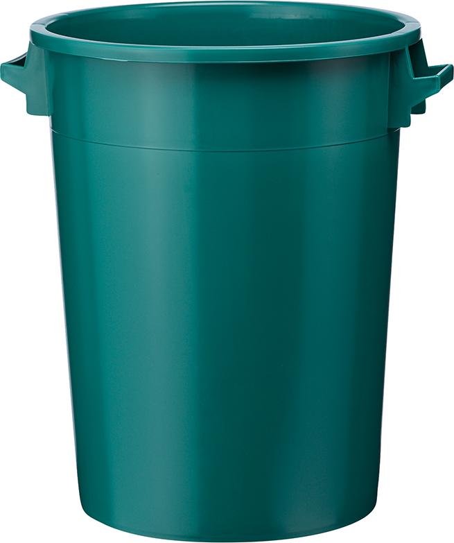 Kunststoff-Tonne grün Inhalt: 100 Liter