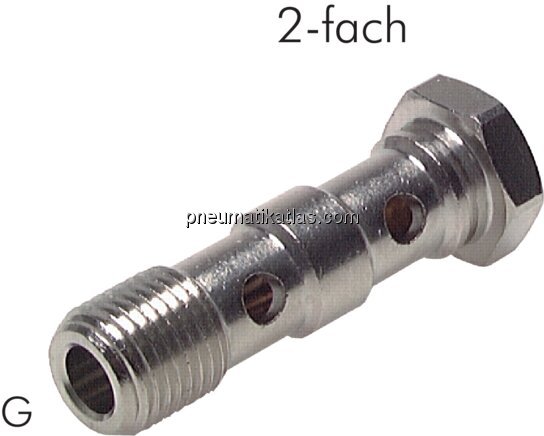 Exemplarische Darstellung: Hohlschraube 2-fach