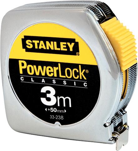 Taschenbandmaß Powerlock Metall 3mx12,7mm STANLEY