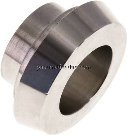 Kegelstutzen (Milchgewinde) 36mm Kegel-23,0mm, 1.4404