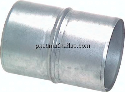 Schlauchverbindungsrohr 500 (20")mm-500 (20")mm, Stahl verzinkt