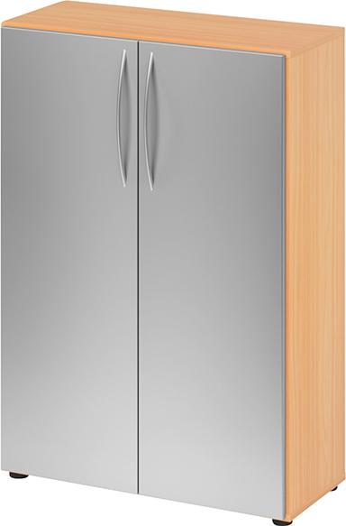 Schrank 4550 BM, 3OH K: Buche / F: Silber 80x34,6x114,4 cm (BxTxH)