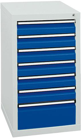 Artikelhauptbild Schubladenschrank 7 SL 900x500x500 mm grau/blau