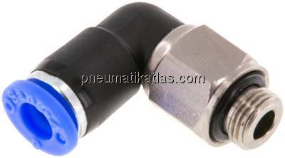 Winkel-Drehverschraubung G 1/8"-6mm, IQS-Standard Winkel-Drehverschraubung G 1/8"-6mm, IQS-Standard
