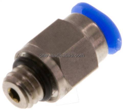 Gerader Steckanschluss M 6-3mm, IQS-Mini Gerader Steckanschluss M 6-3mm, IQS-Mini