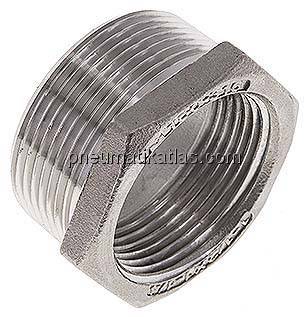 Reduziernippel NPT 1-1/2"(AG)-NPT 1-1/4"(IG), 1.4408