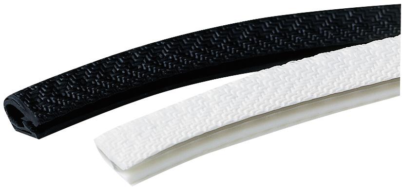 Kantenschutz flexibel schwarz, Klemmbereich 1,0-4,5mm, 10x14,5mm 10m