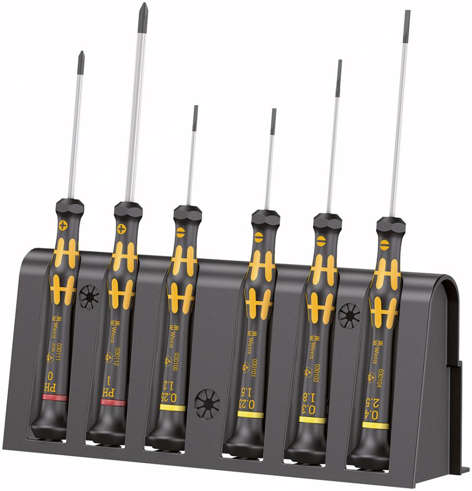 Elektronik- Schraubendreher-Satz ESD 6-teilig Wera Elektronik- Schraubendreher-Satz ESD 6-teilig Wera