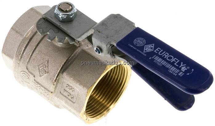 Absperrklappe mit Innengewinde Rp 1-1/2", 0 - 16bar