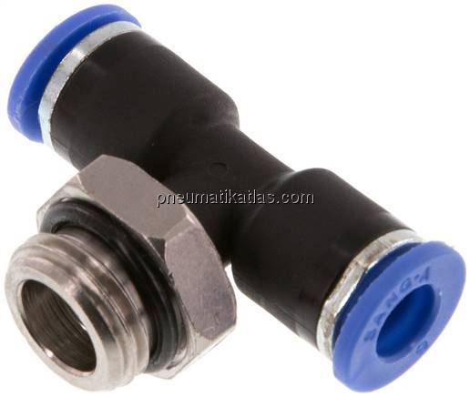 T-Steckanschluss G 1/4"-6mm, IQS-Standard